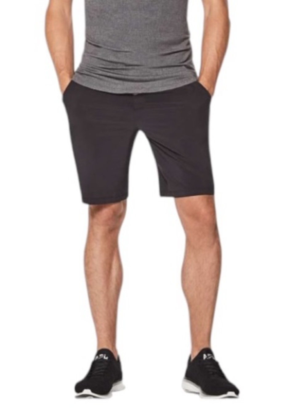 Lululemon Pace Breaker Athletic Short Linerless 9" Black Size L